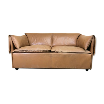Sofa 2 seater leather sofa niels bendtsen lotus for n. eilersen danish design