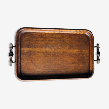 Old wooden tray