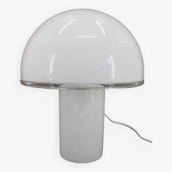 1990s Murano Mushroom Glass Table Lamp, Italy
