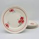 6 vintage flat plates. Ironstone.