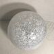 Old ceiling lamp ball white glass