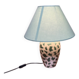 Ceramic lamp signed D
