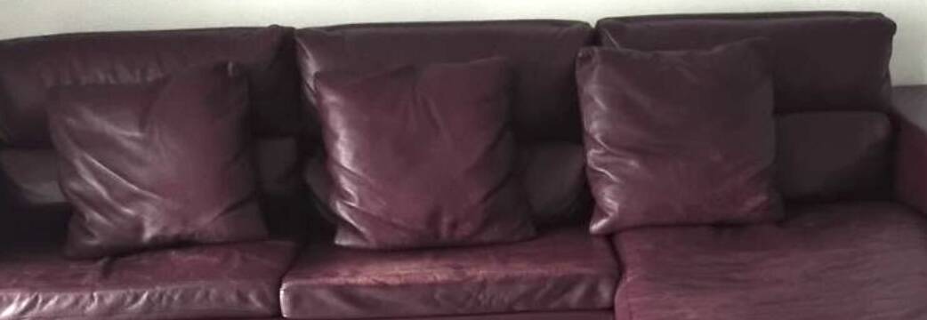 Canapé d’angle en cuir