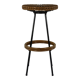 Original sixties rattan bar stool by Rohé Noordwolde Holland