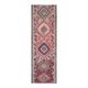 1970s Turkish Oushak Handmade Wool Cotton Orange Runner Rug 93x305