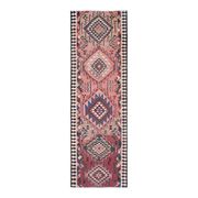 1970s Turkish Oushak Handmade Wool Cotton Orange Runner Rug 93x305