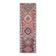 1970s Turkish Oushak Handmade Wool Cotton Orange Runner Rug 93x305