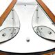 Mid-century triptych mirror