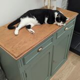 Parisian sideboard green of gray