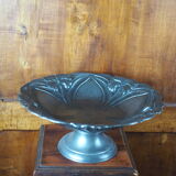 Piedouche tin cut with lily patterns - art nouveau - xxth century