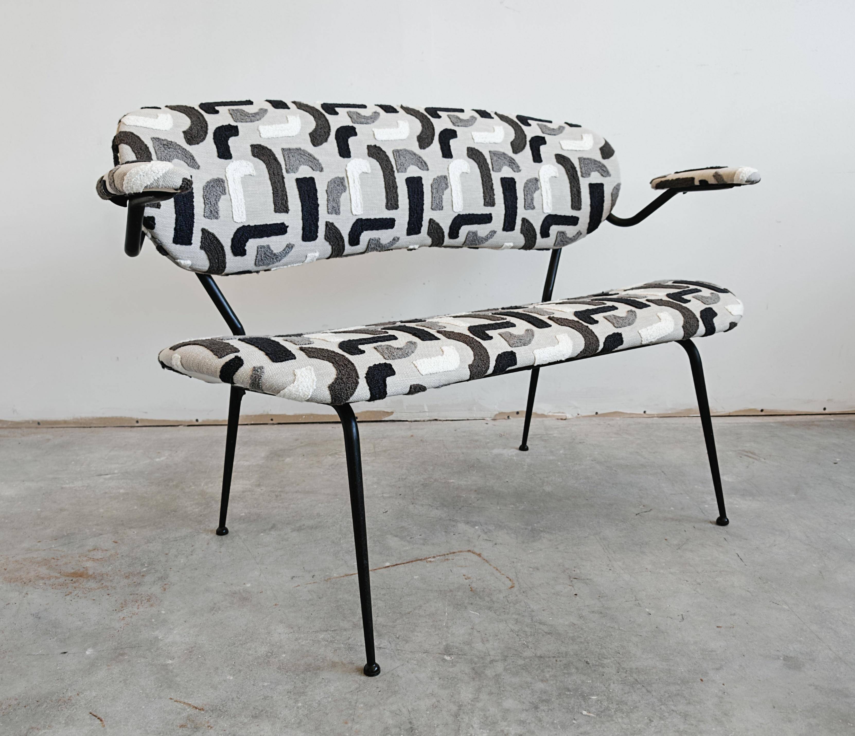 Mid-Century 2-Seater Canapé by Gastone Rinaldi for RIMA 1954