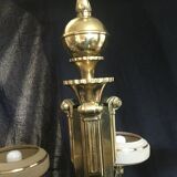Bronze art deco lustre 6 lights