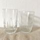 Verres à eau vintage dépareillés