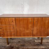 Scandinavian vintage walnut row 1960