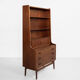 Midcentury Danish secretaire book shelf in teak by Nexø 1960s