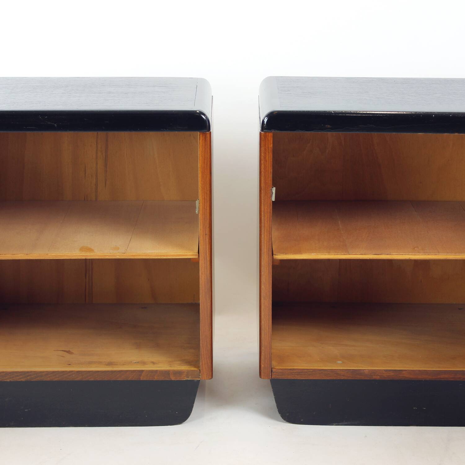 Pair Of Czechoslovak Modernist Bedside Tables, Circa 1935