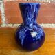 Vase ancien cazalas porcelaine bleue vintage