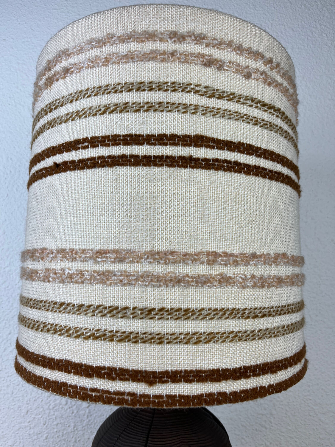 Brutalist wooden lamp from the 1970s by Temde