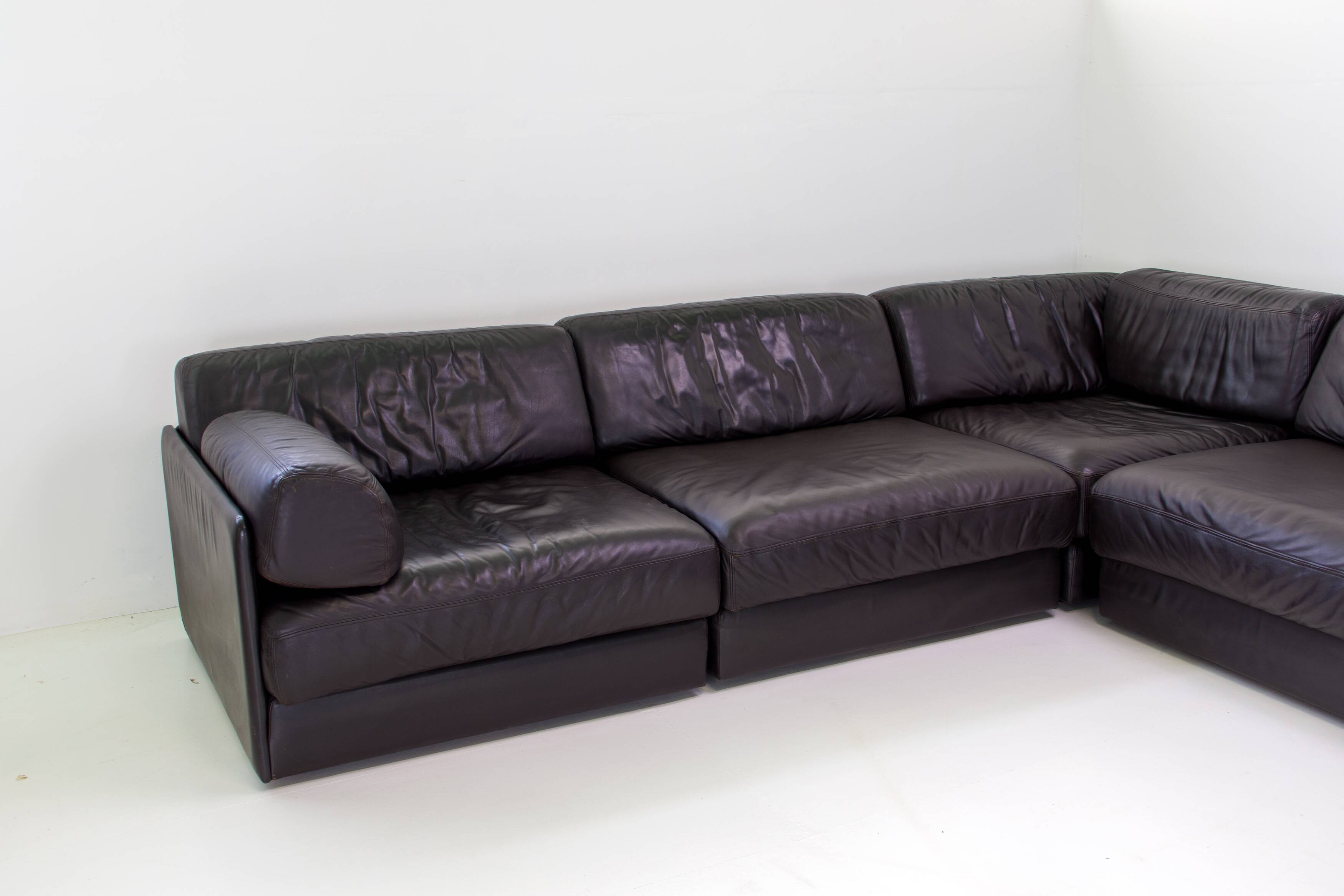 De Sede DS-76 – modular leather sofa (5 elements)