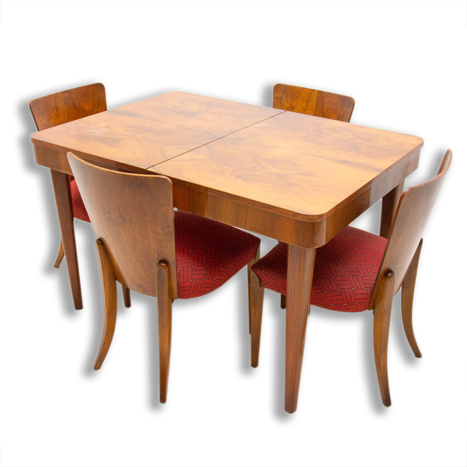 Adjustable dining table by Jindřich Halabala, 1950s