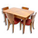 Adjustable dining table by Jindřich Halabala, 1950s