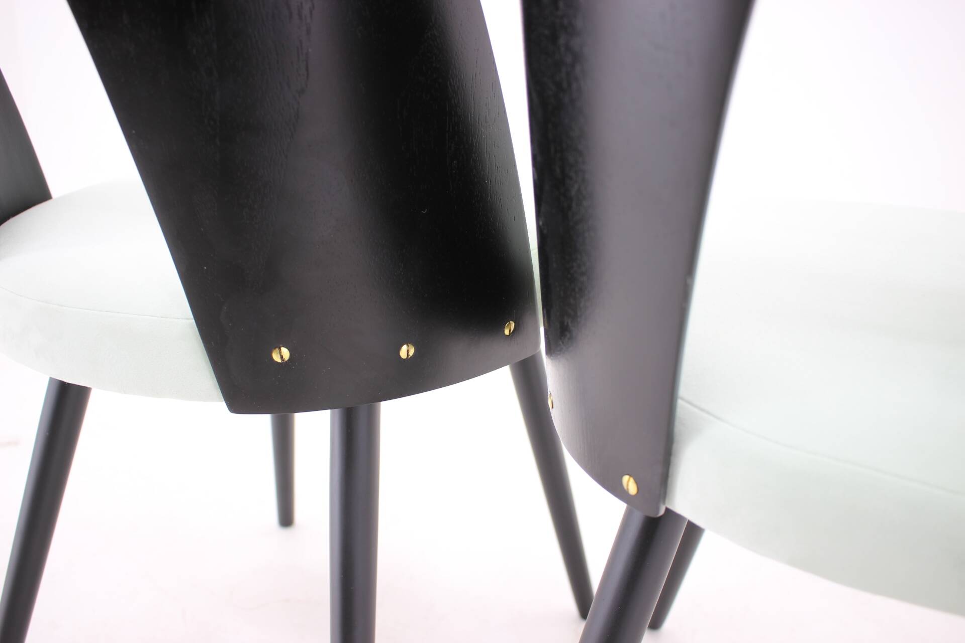 1960s Antonin Suman Set of Four Dining Chairs, Czechoslovakia