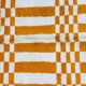 Orange Berber rug made of pure wool, handmade, 150/250 cm.