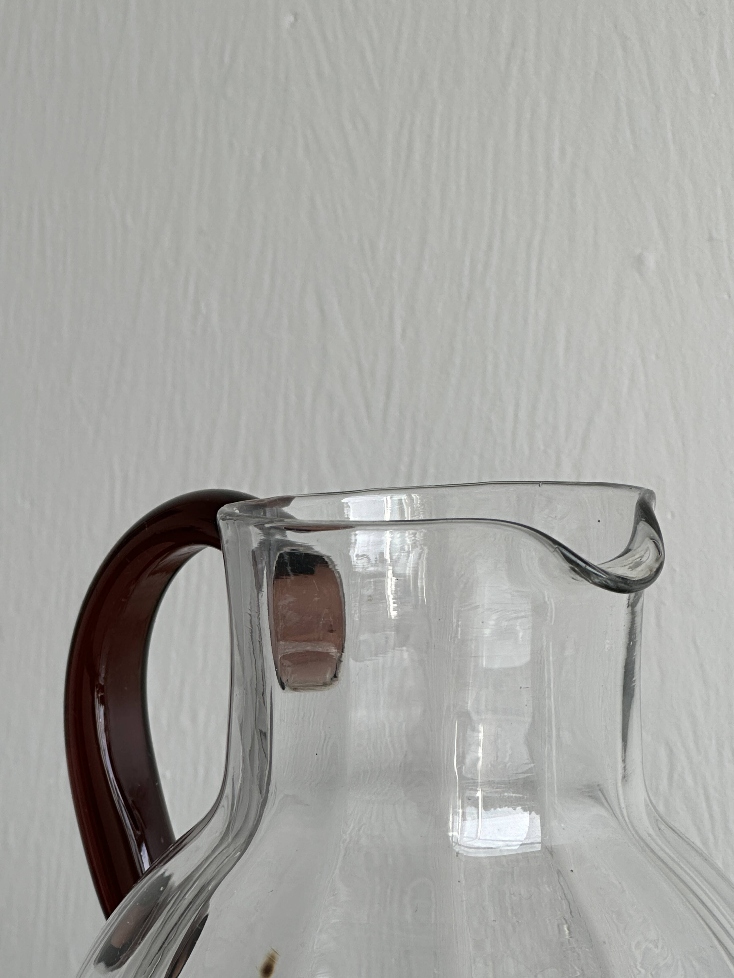 Glass pitcher