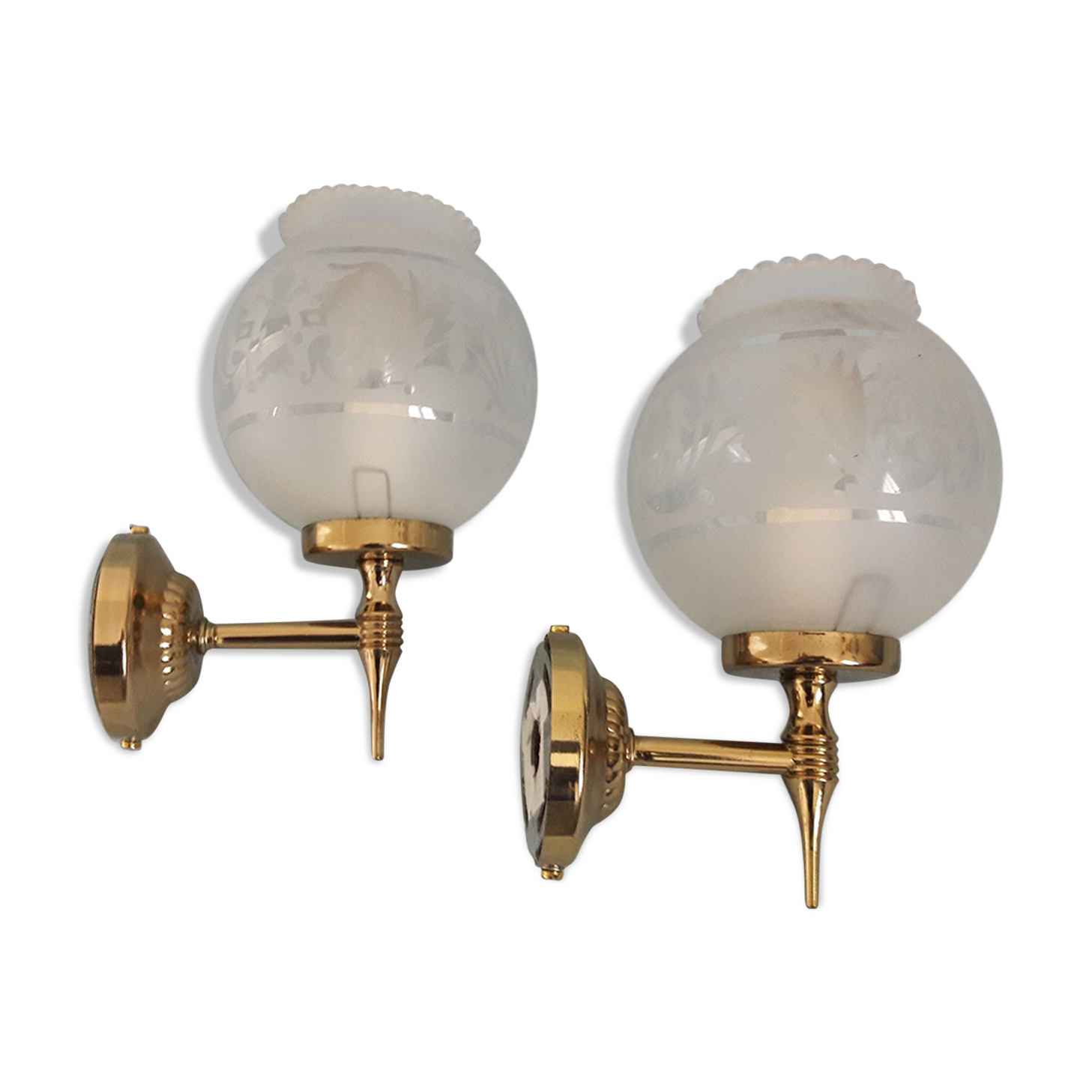 Pair of wall lamps