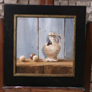 Still life with Jacoba jug and balls – Marjolein van den Berg, c. 2011