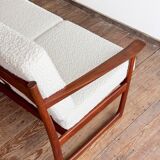 Canapé FD130/3 by Hvidt Mølgaard, Mid Century sofa in teak, Denmark