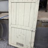 19th-century solid oak barn door