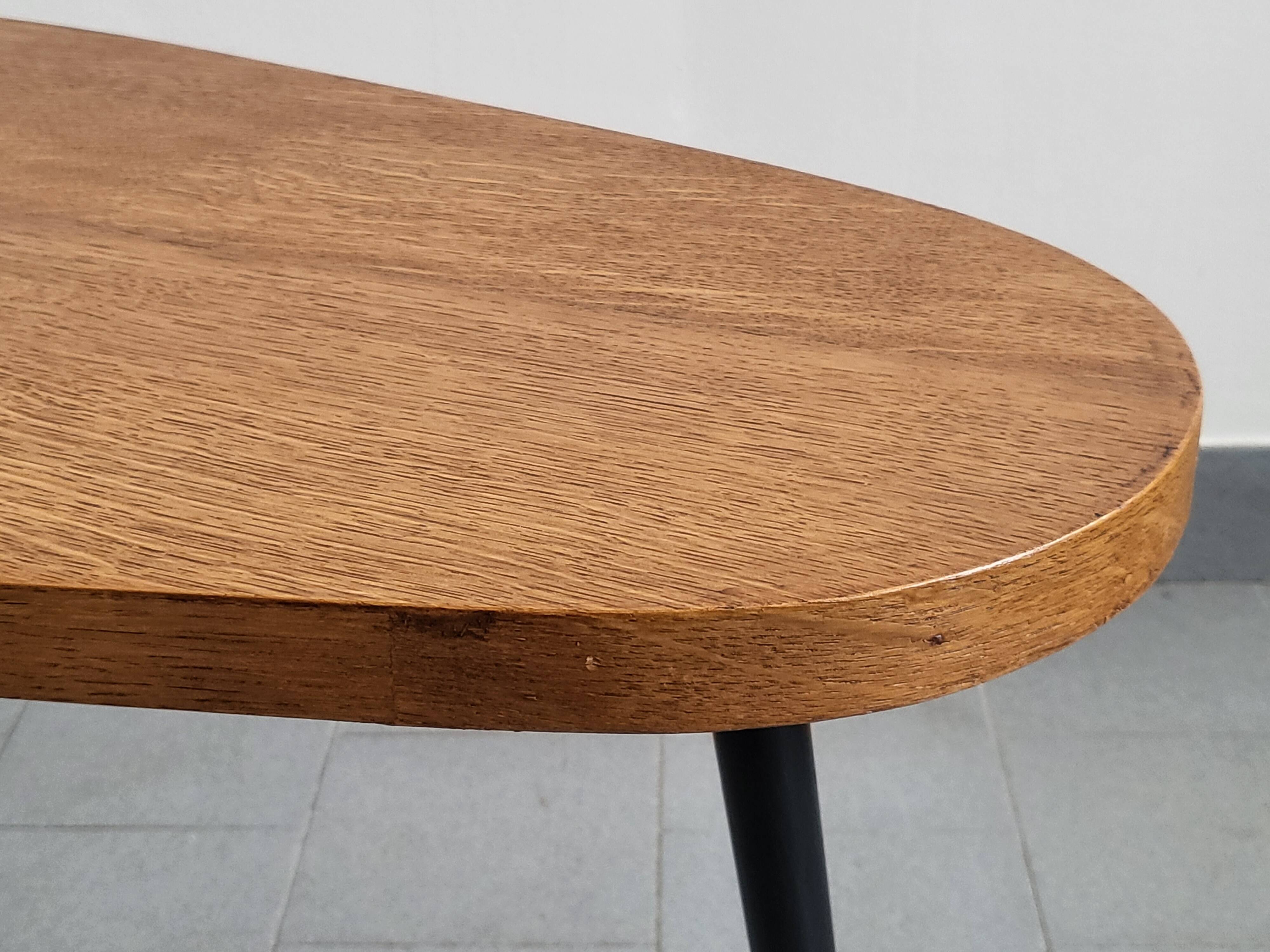 Vintage tripod coffee table 1950