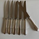 Set of 6 Cluny Vieux Paris knives Christofle