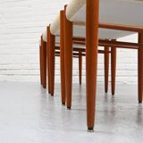 Teak Dining Chairs by H.W. Klein for Bramin 1960s