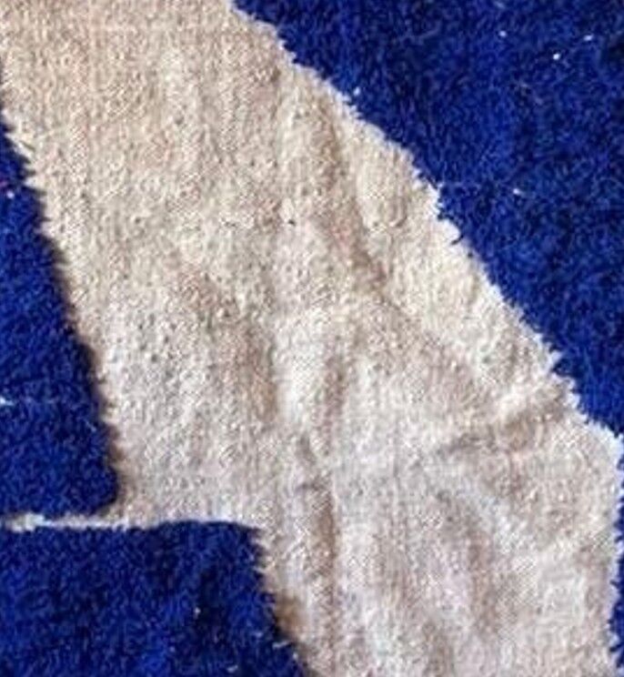 New Berber rug never used.