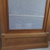 Linen cabinet, wardrobe, dresser from 1905 in pitch pine with waxed finish