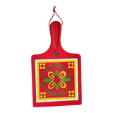 Vintage Red Plate Mat