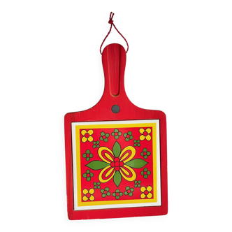 Vintage Red Plate Mat