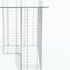 Wire glass and metal desk, terence conran, 1980s
