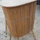 Bar et tabouret rotin sixties.