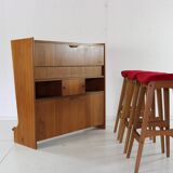 Danish design dry bar set by Johannes Andersen for Skaaning & Søn