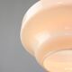 Mid-Century Italian Opaline and Brass Pendant Lamp