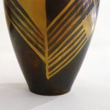 Small art deco copperware vase