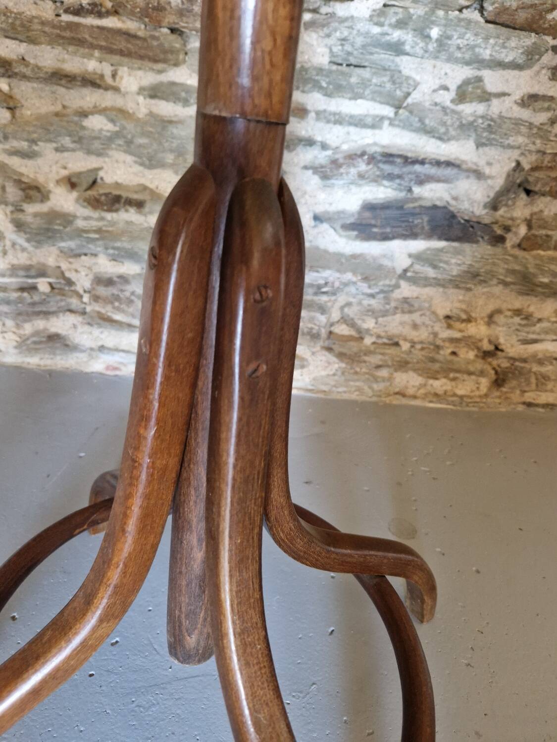 Old Baumann style parrot coat rack