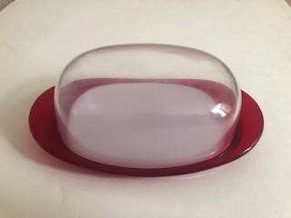 designer butter dish by Guzzini. Italy