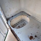 Metal medicine cabinet mirror