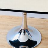Vintage coffee table chrome tulip foot