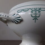 Old soup bowl with its lid