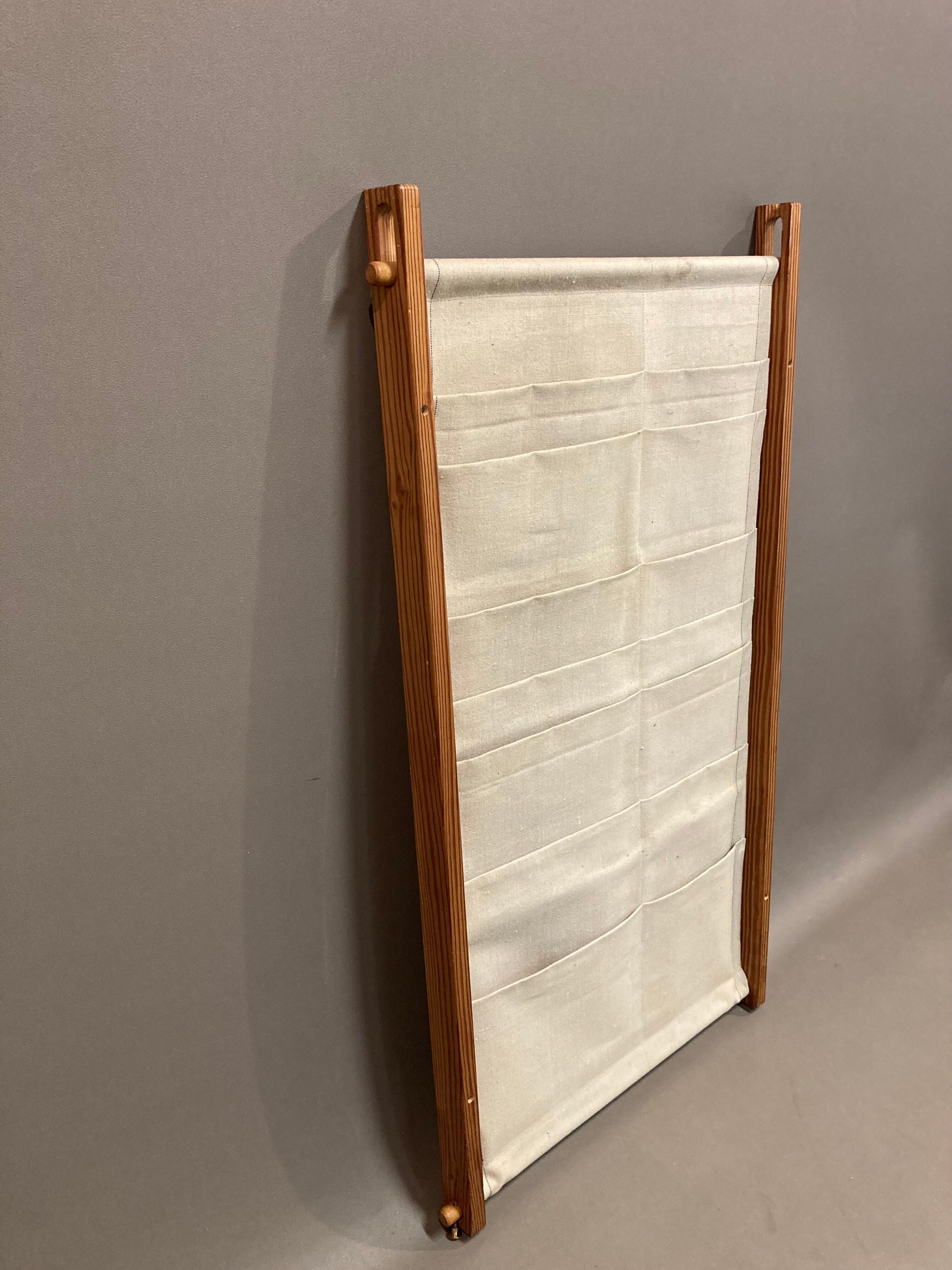 Scandinavian design magazine holder 1960